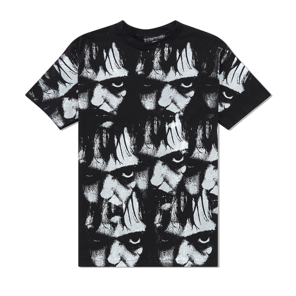 Personal Grudge Girl All Over Print Tee, Black