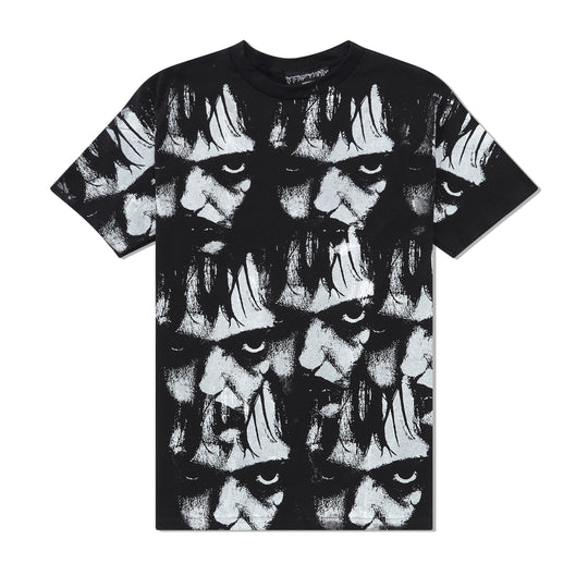 Grudge Girl All Over Print Tee, Black