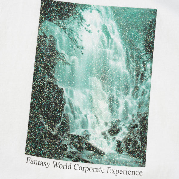 Sci-Fi Fantasy Waterfall Tee, White