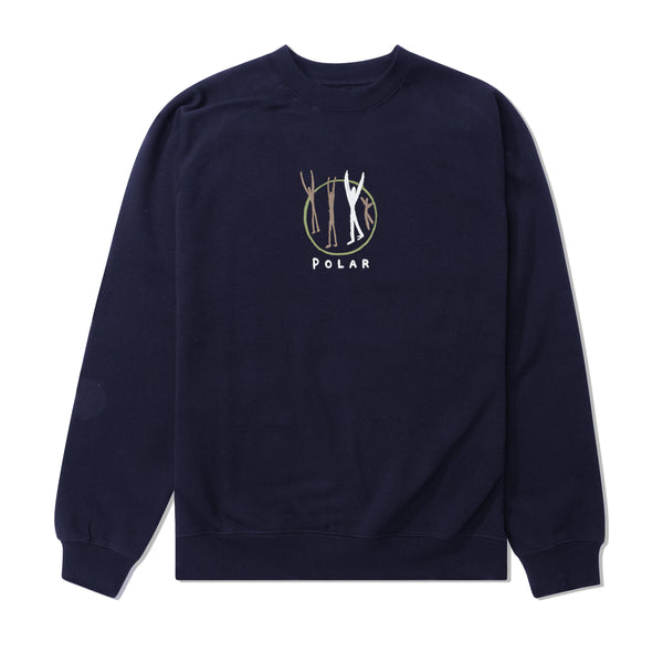 Polar Skate Co. Polar Gang Crewneck, Navy