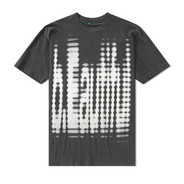 b.Eautiful Vapor Logo Tee, Vintage Black / Metallic Silver