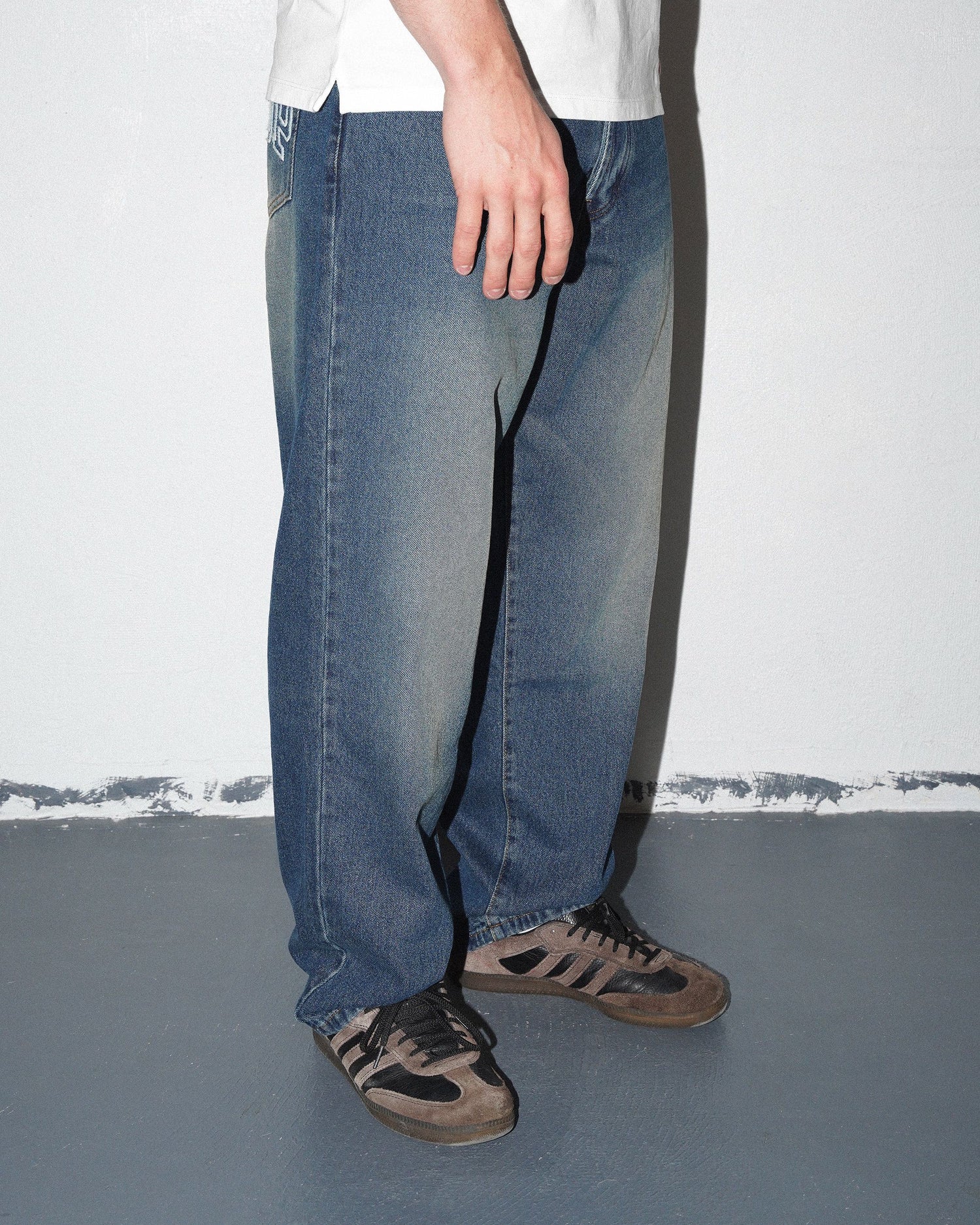 DRS Pants, Washed Denim