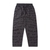 Sad Notes Surf Pants, Graphite