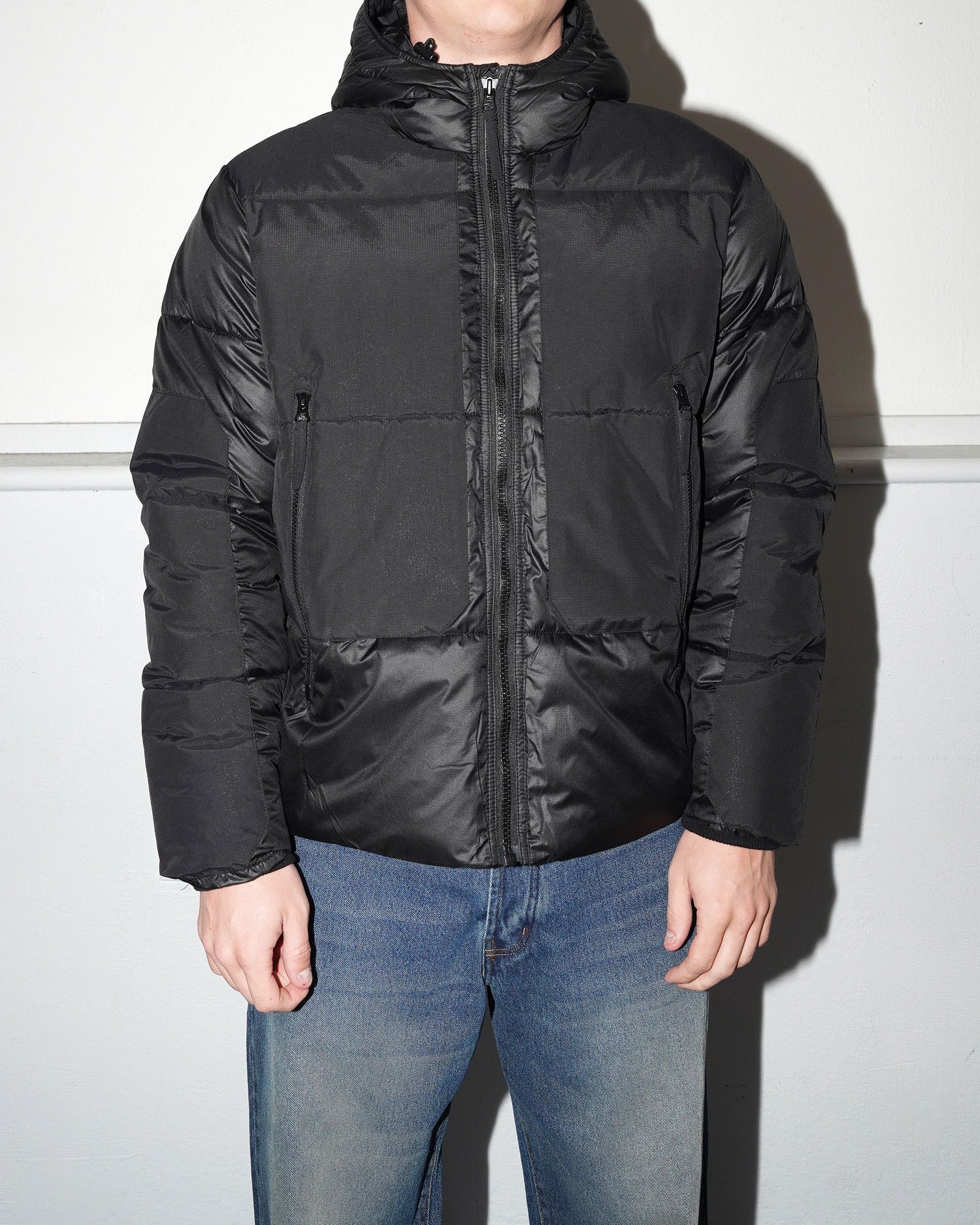 Pop Puffer Jacket, Black