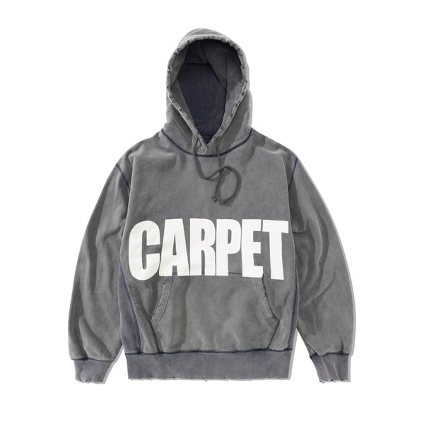 Carpet Company Battered Pullover Hood, Faded Black