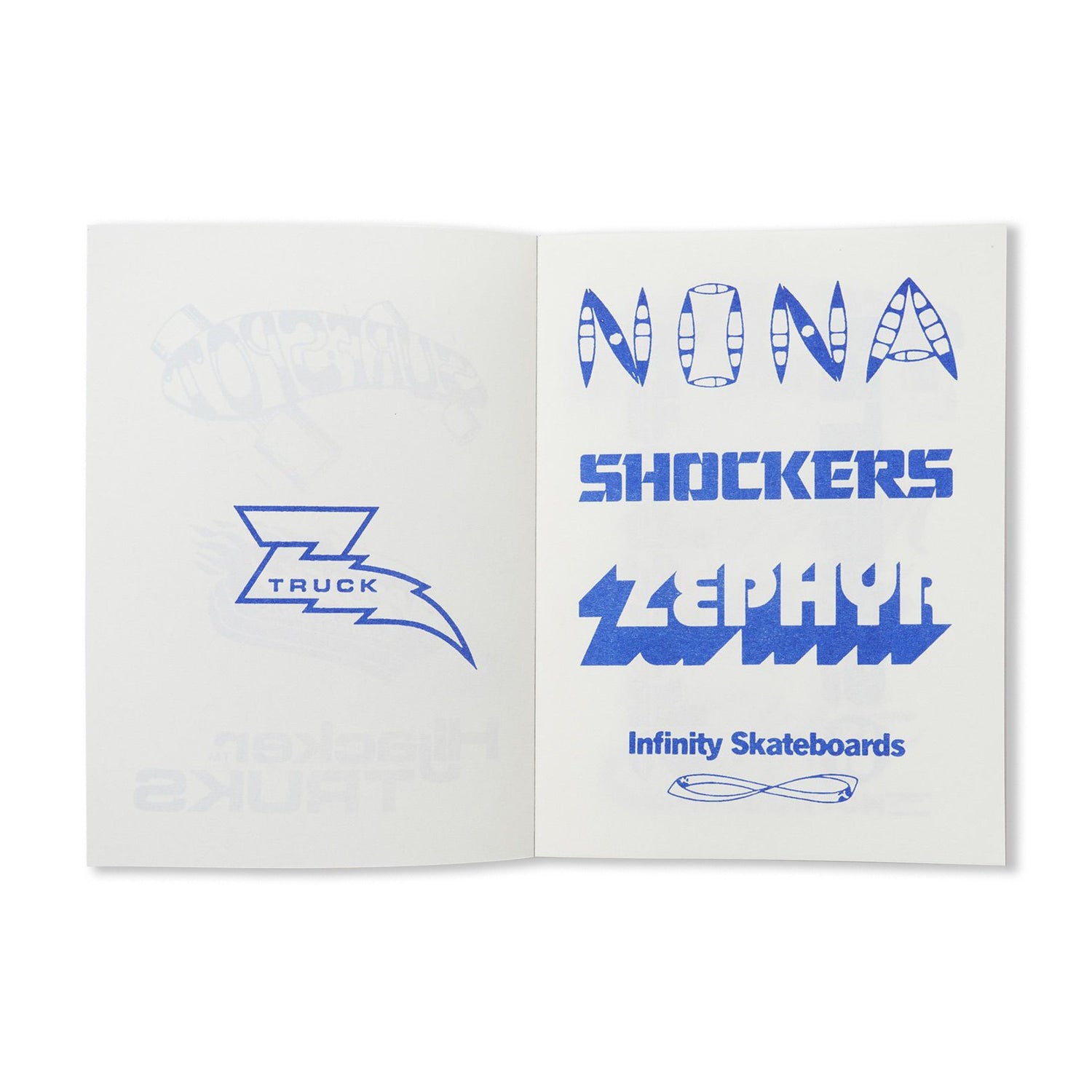 KFAX11 - Free Wheelin' Early Skateboard Company Logos