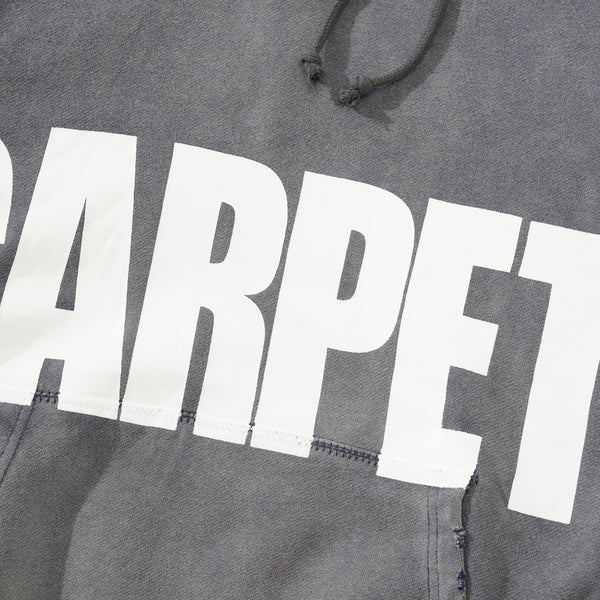 Carpet Company Battered Pullover Hood, Faded Black