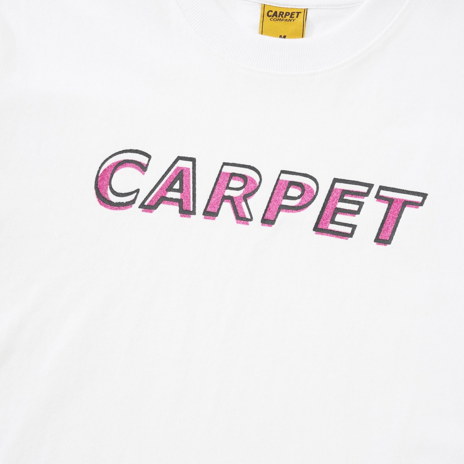 Misprint Tee, Metallic Pink