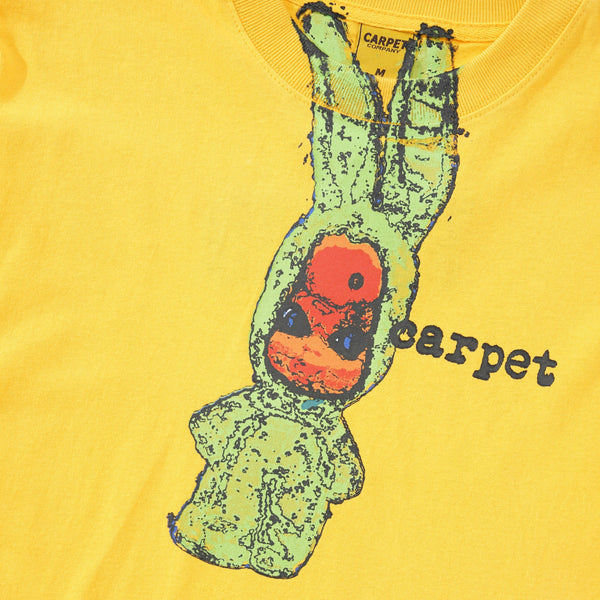 Carpet Company Bunny Tee, Yellow