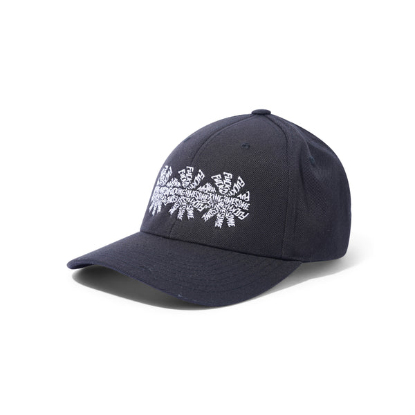 Fucking Awesome 3 Stamp Snapback Hat, Black
