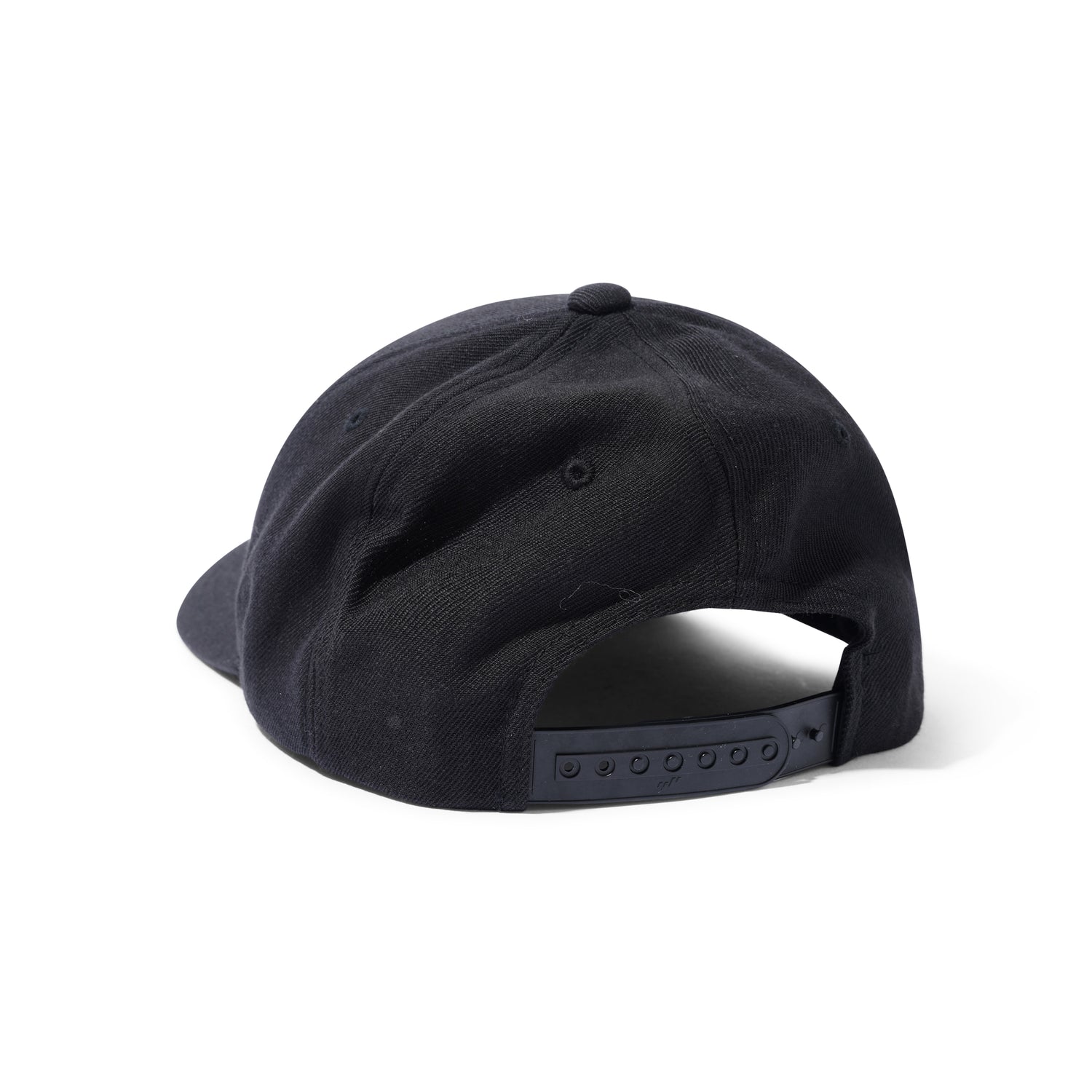 Drip Logo Snapback Hat, Black