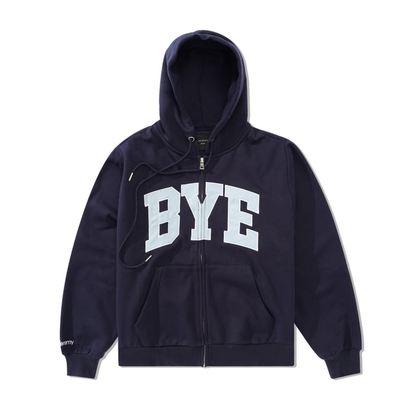 Bye Jeremy Bye Zip-Thru Hood, Navy