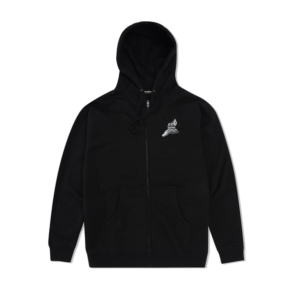 Fucking Awesome Houses On Fire 2 Zip-Thru Hood, Black