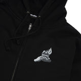 Houses On Fire 2 Zip-Thru Hood, Black