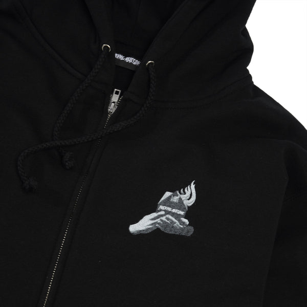 Fucking Awesome Houses On Fire 2 Zip-Thru Hood, Black