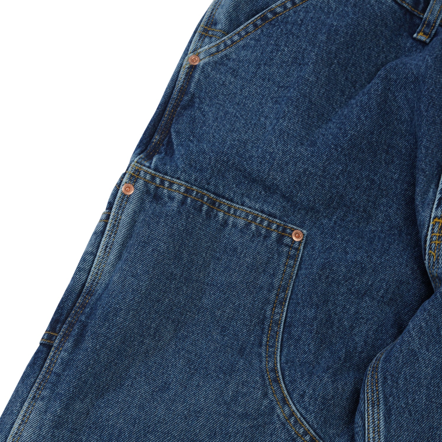 Ave Double Knee Denim Jeans, Blue