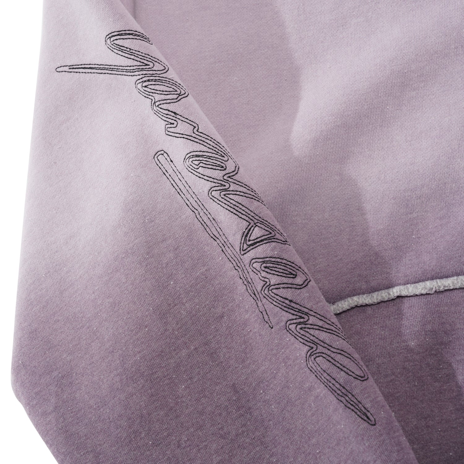 Ombre Zip-Thru Pullover Hood, Purple