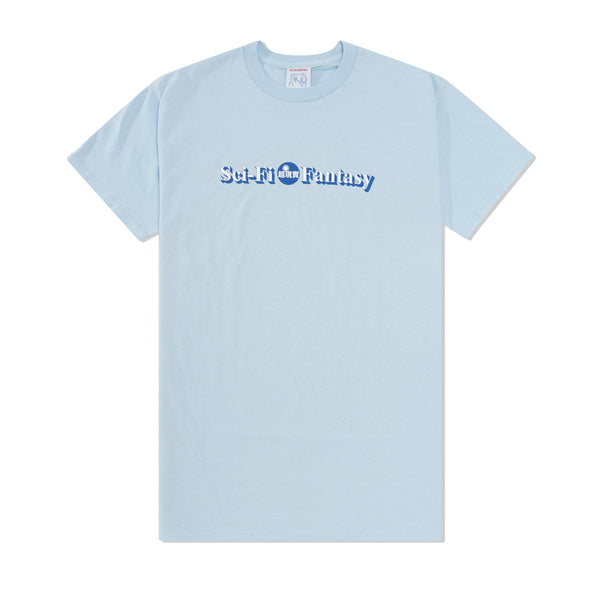 Sci-Fi Fantasy Desk Logo Tee, Powder Blue