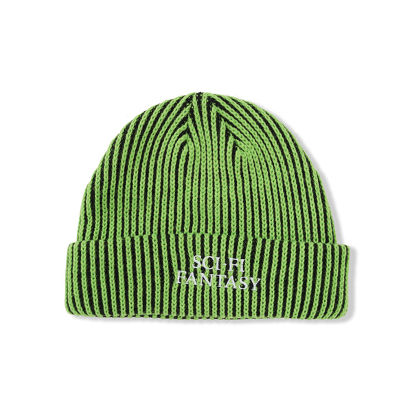 Sci-Fi Fantasy Logo Beanie, Lime