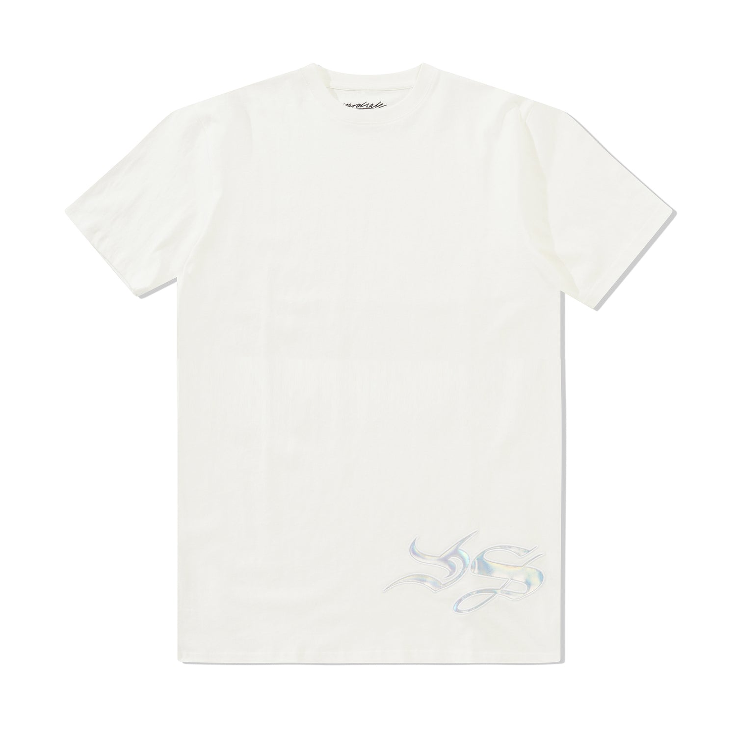 YS Applique Tee, White