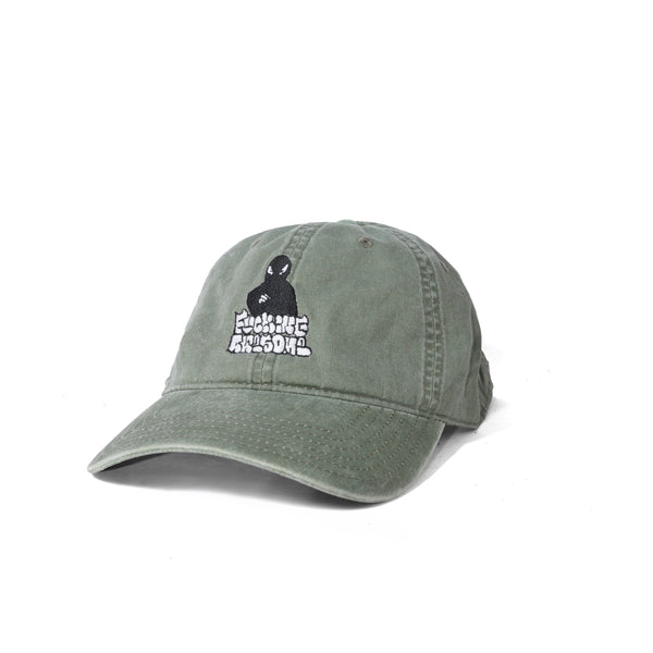 Fucking Awesome Field 1998 Embroidered 6-Panel Hat, Olive