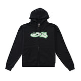 YS Spray Zip-thru Pullover Hood, Black