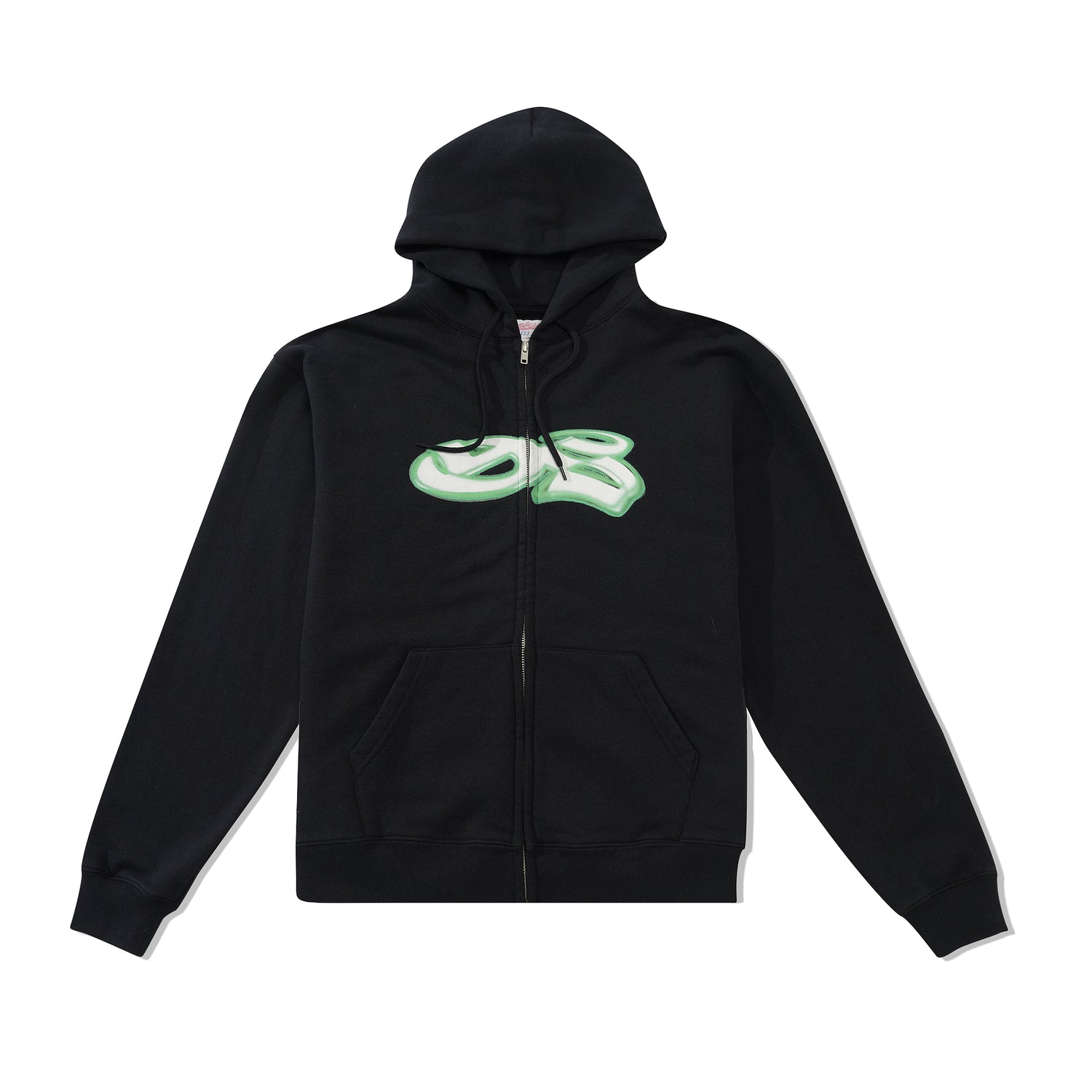 YS Spray Zip-thru Pullover Hood, Black