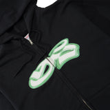 YS Spray Zip-thru Pullover Hood, Black