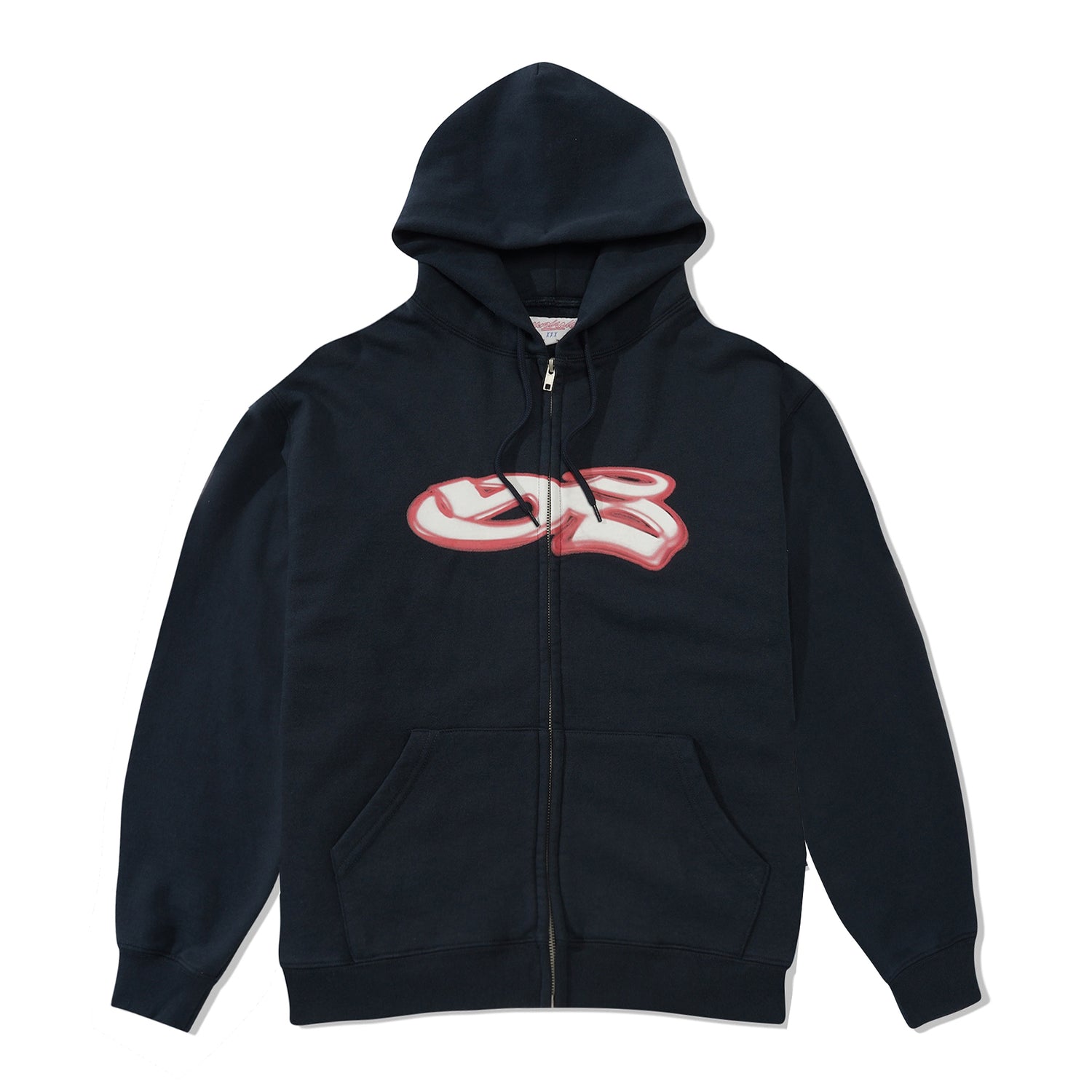 YS Spray Zip-thru Pullover Hood, Navy