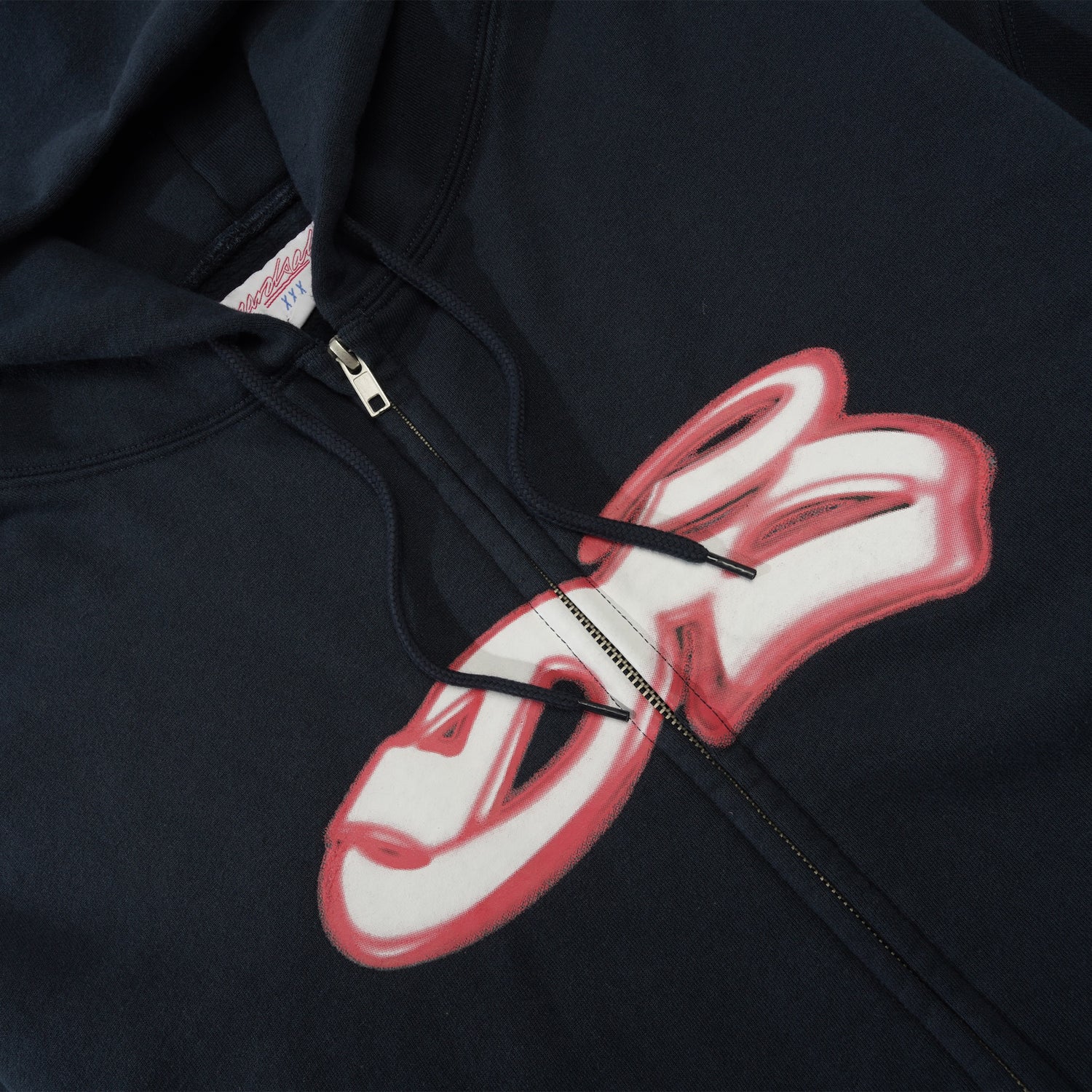 YS Spray Zip-thru Pullover Hood, Navy