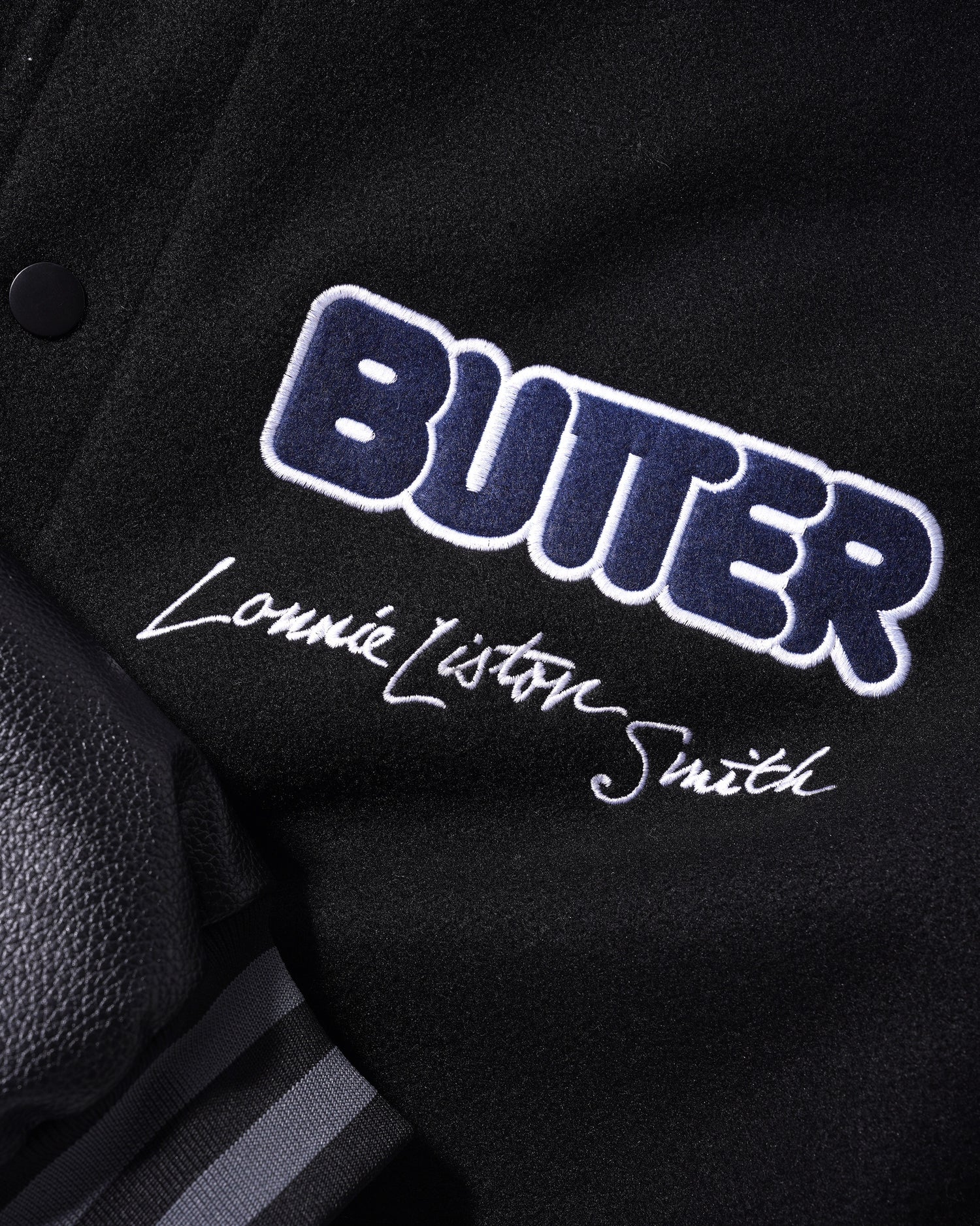 Lonnie Varsity Jacket, Black