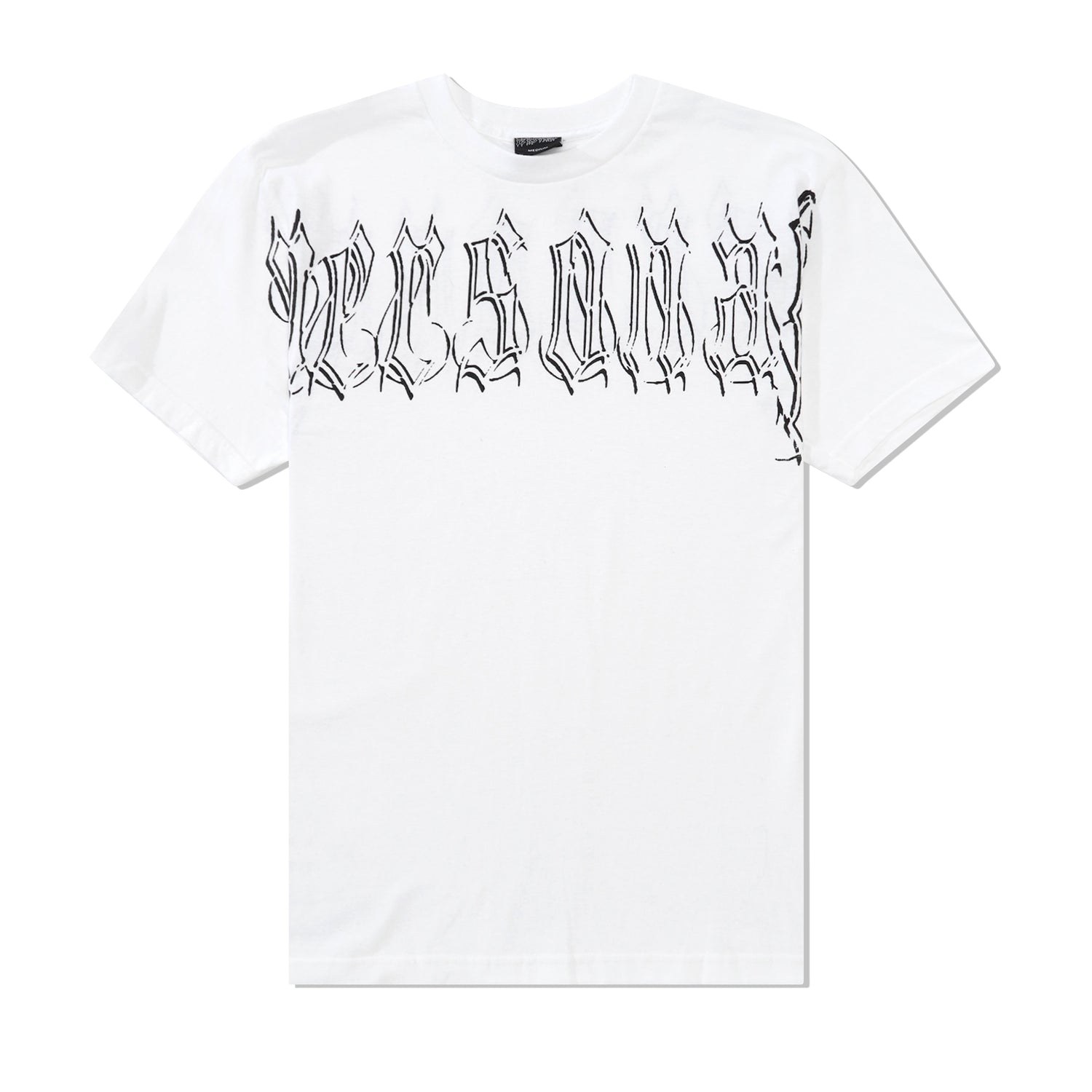 Knight Font Tee, White