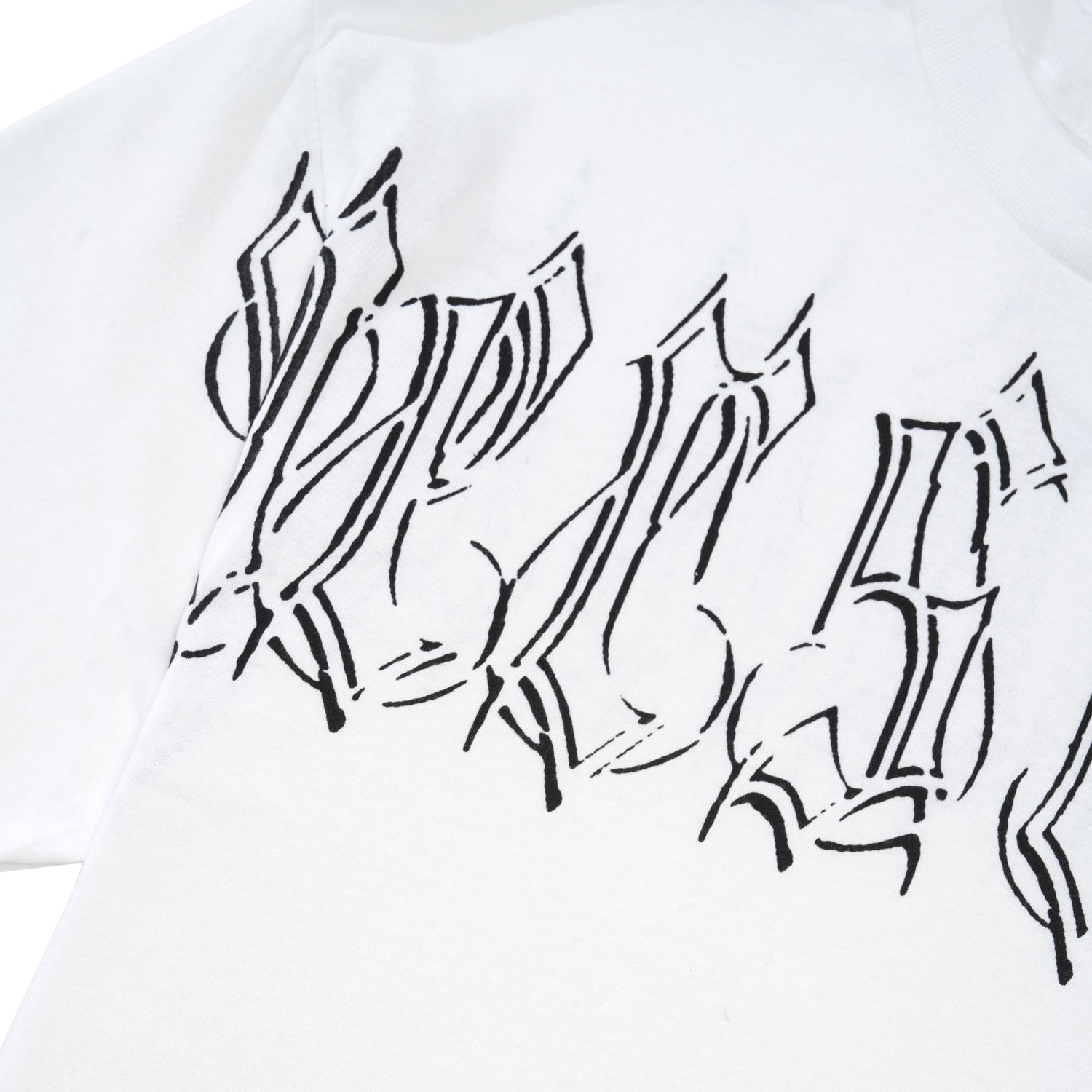 Knight Font Tee, White