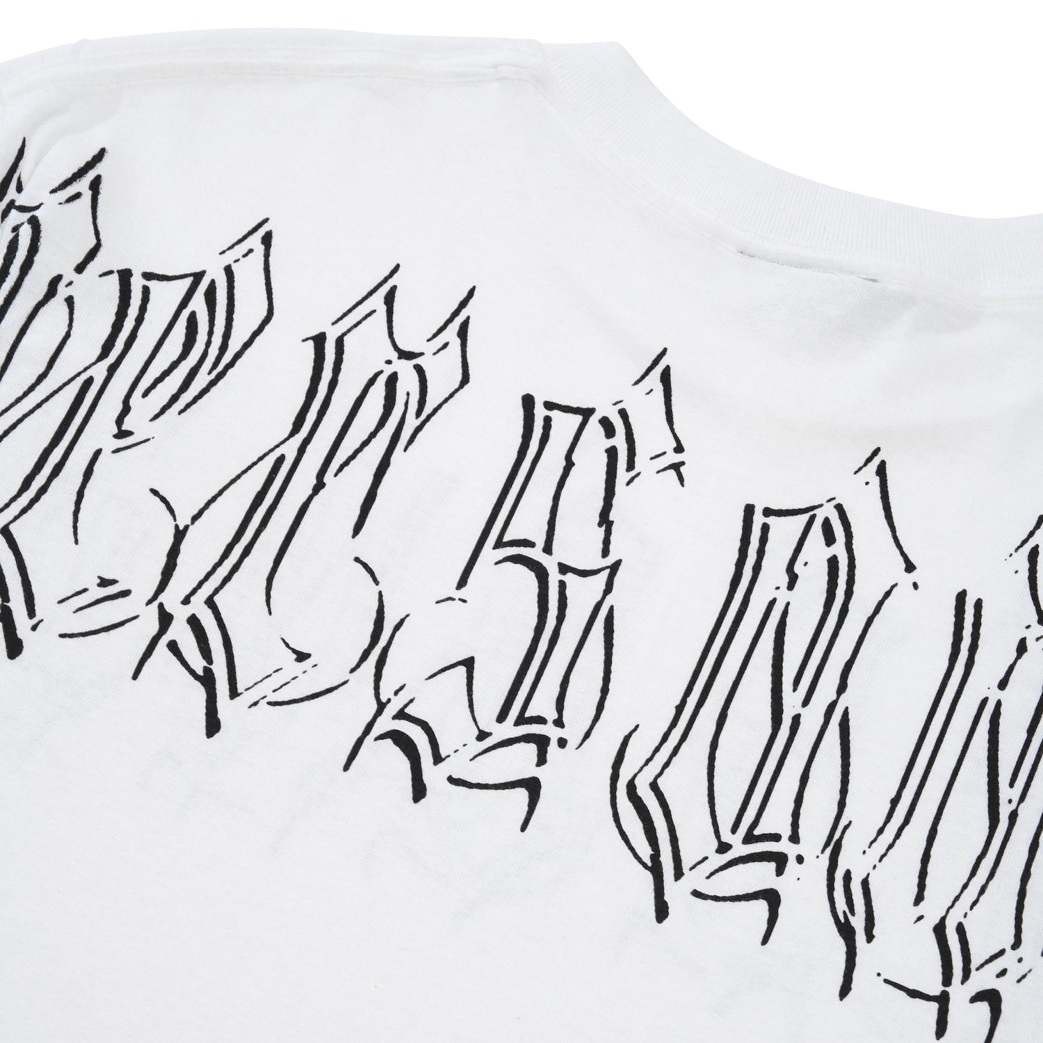 Knight Font Tee, White