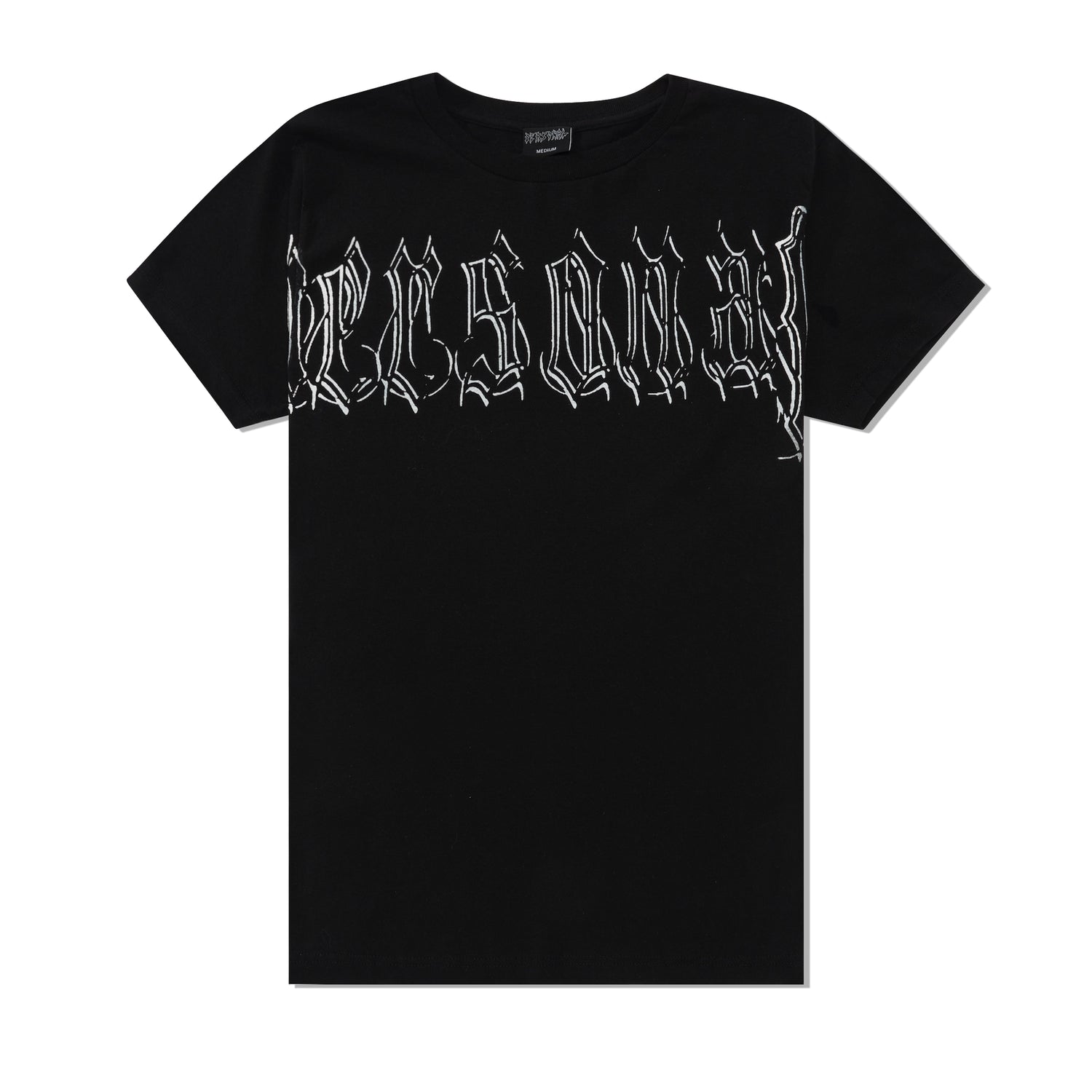 Knight Font Tee, Black