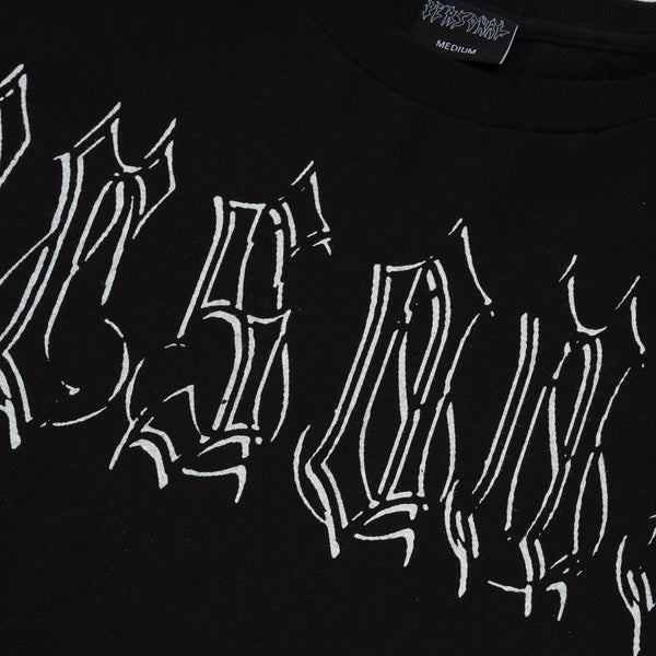 Personal Knight Font Tee, Black