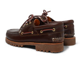Authentics 3-Eye Classic Boat Shoe, Medium Brown Nubuck