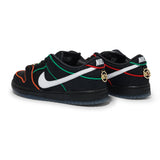 SB Dunk Low Pro x Bronx Girls Skate, Black / Challenge Red
