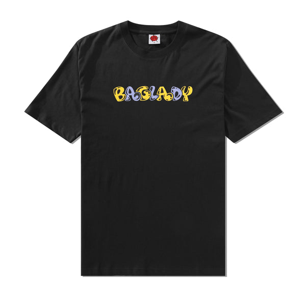 Baglady Overthrow Tee, Charcoal