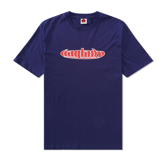 Warp Logo Tee, Navy