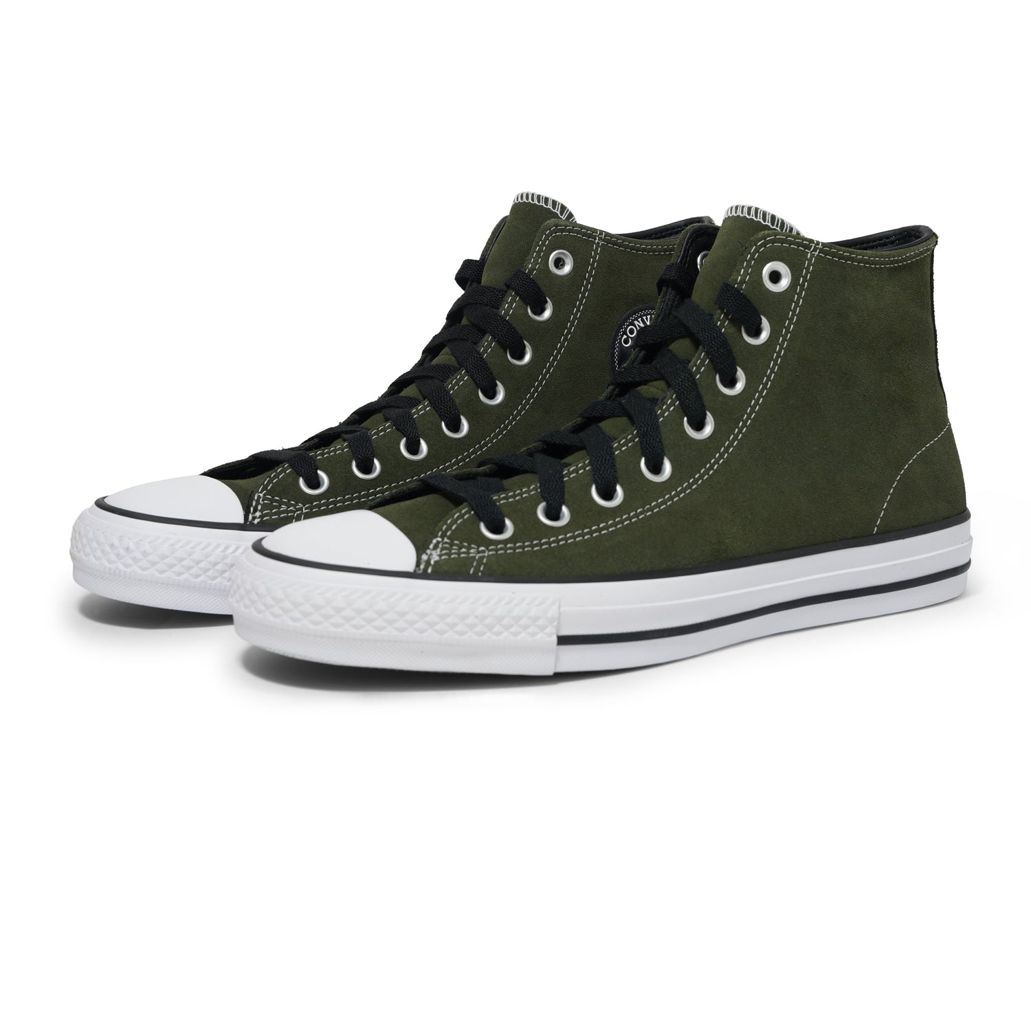 Chuck Taylor All Star Pro Suede, Good Natured Green, Black & White