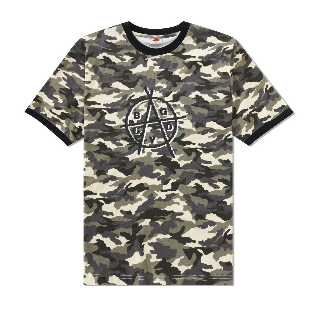 Bagarchy Ringer Tee, Sand Camo