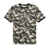 Bagarchy Ringer Tee, Sand Camo