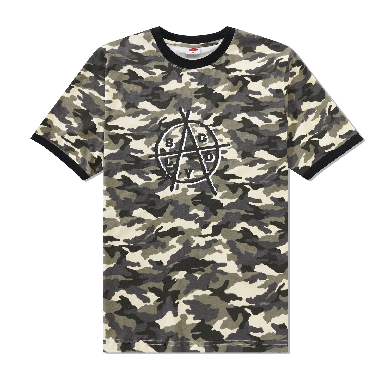 Bagarchy Ringer Tee, Sand Camo