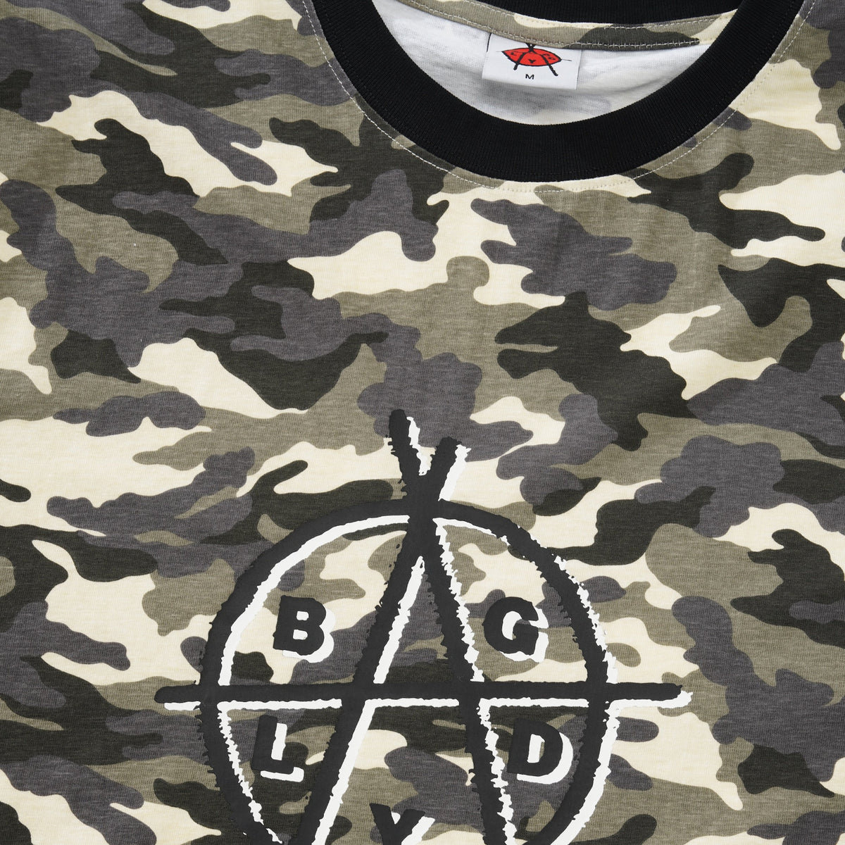 Bagarchy Ringer Tee, Sand Camo