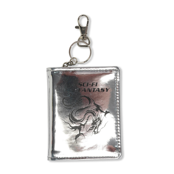 Sci-Fi Fantasy Dragon Wallet, Silver