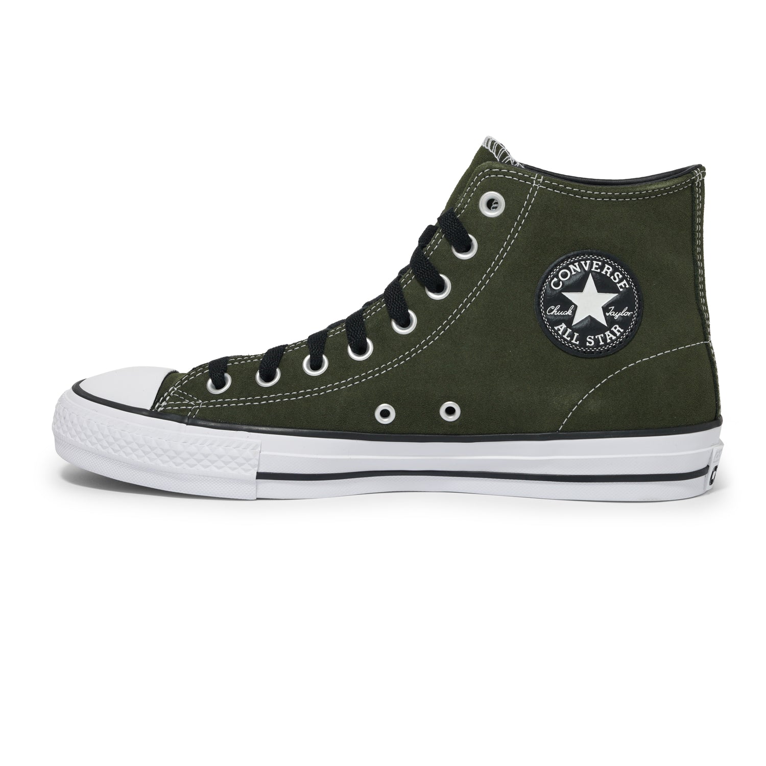 Chuck Taylor All Star Pro Suede, Good Natured Green, Black & White