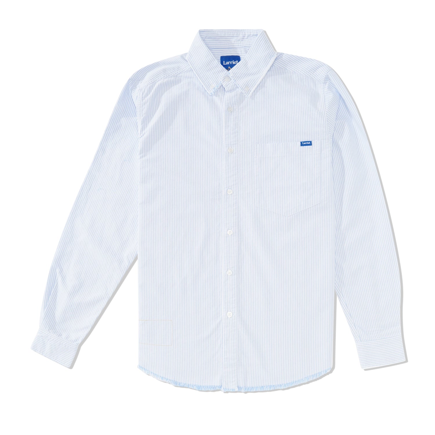 Frayed Oxford Shirt, Blue