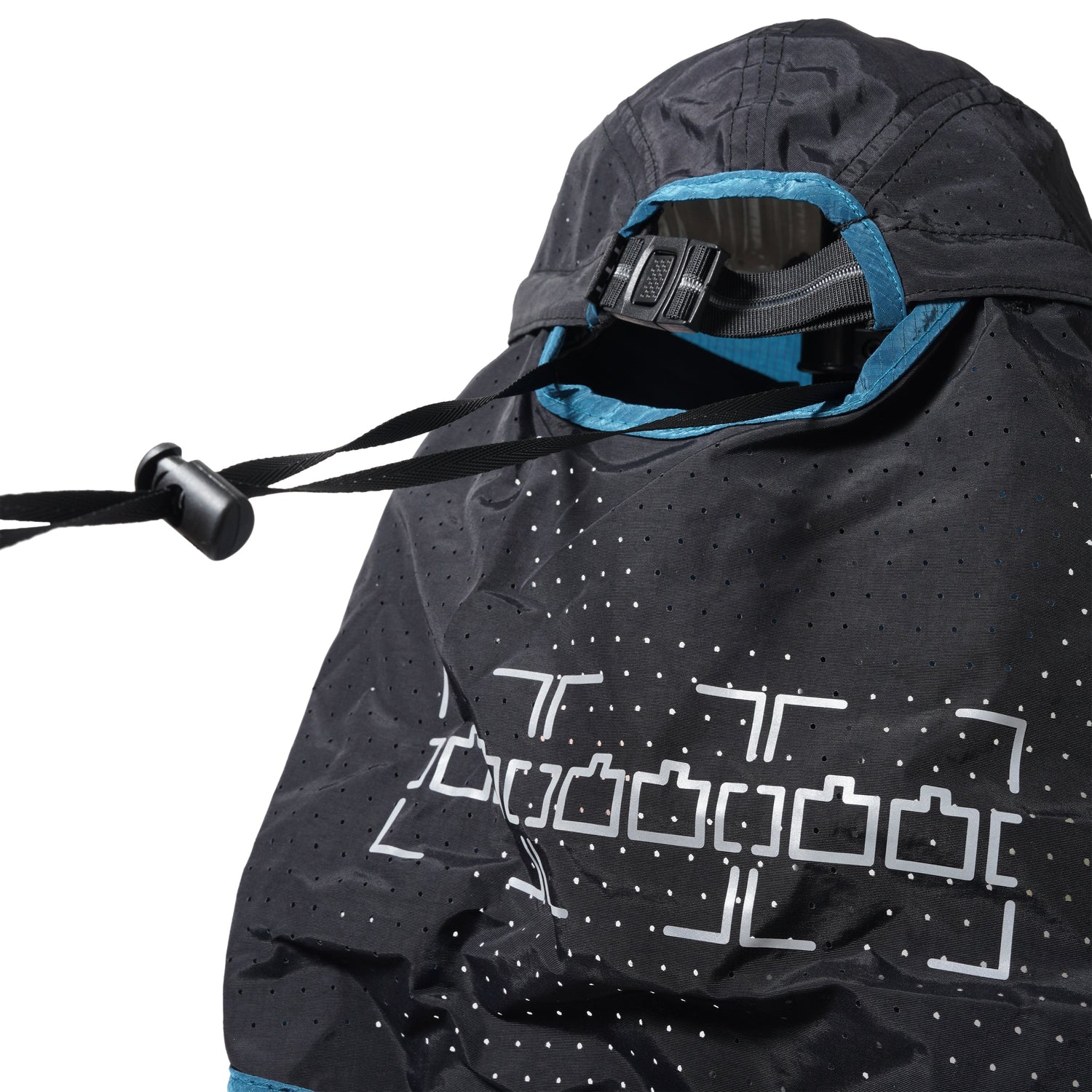 TTT Neck Cape Trail Cap, Blue / Black