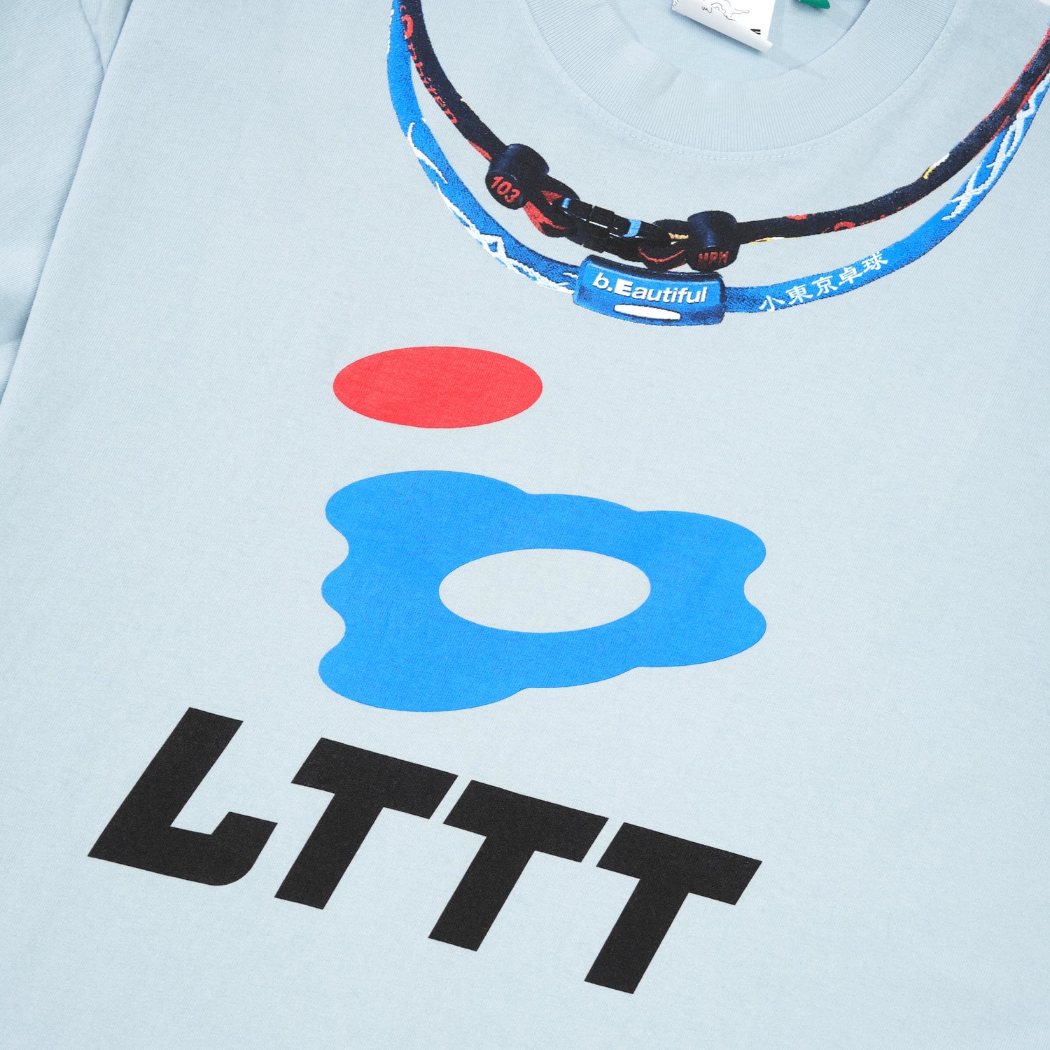 b.Eautiful x LTTT Joy Tee, Light Blue